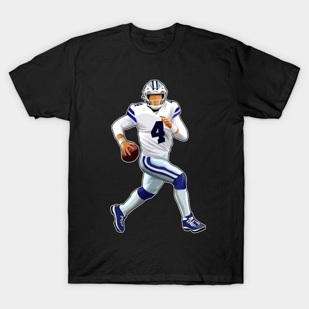 Dak #4 Scrambles T-Shirt by GuardWall17